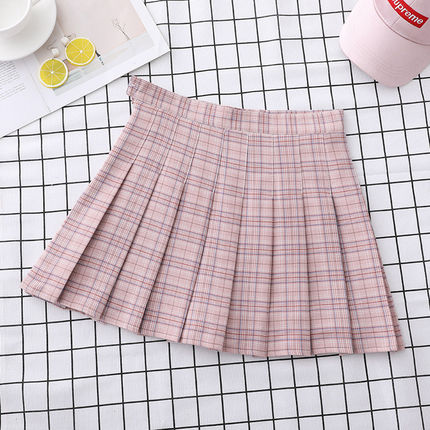 Plaid pleated skirt PL50510