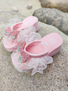 Pink Bow Slippers  PL52432