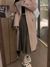 pink long coat  PL52651