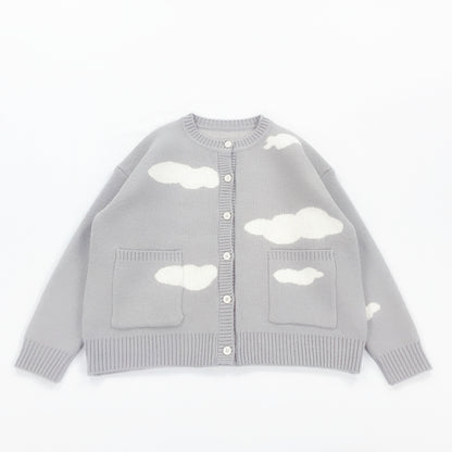 Cute Cloud Knitted Top PL51349
