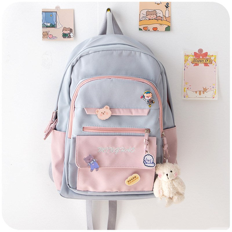 Lovely large-capacity school bag PL51116