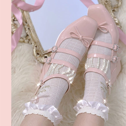 Cute bow socks PL51874