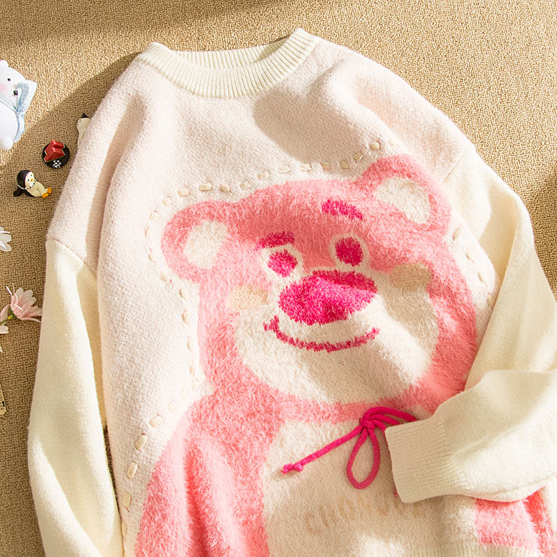 Cute Strawberry Bear Sweater  PL52803