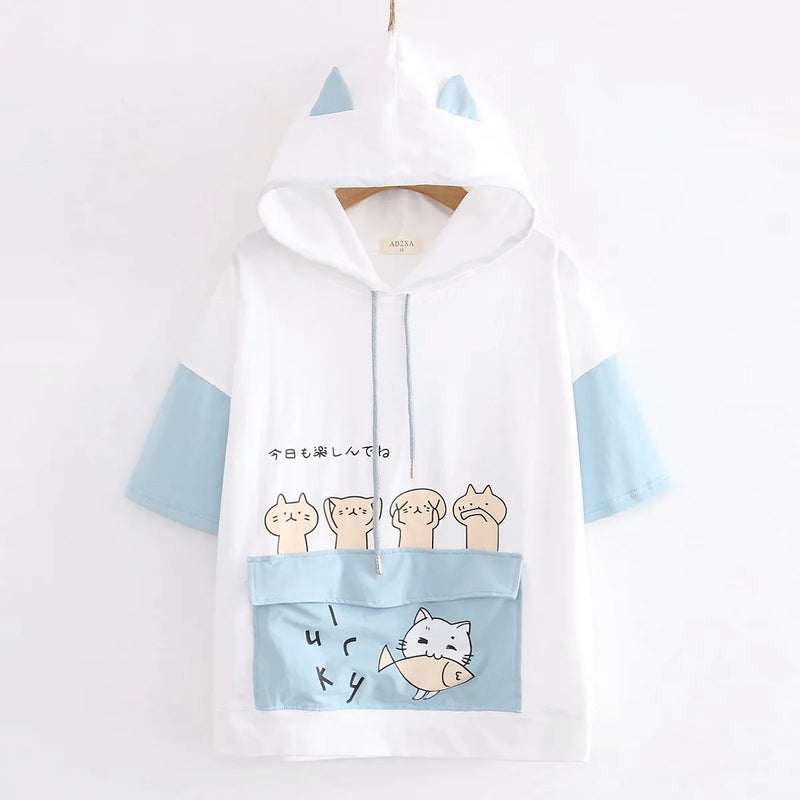 Harajuku cartoon T-shirt PL50354