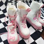 PINK CARTOON MARTIN BOOTS  PL52708