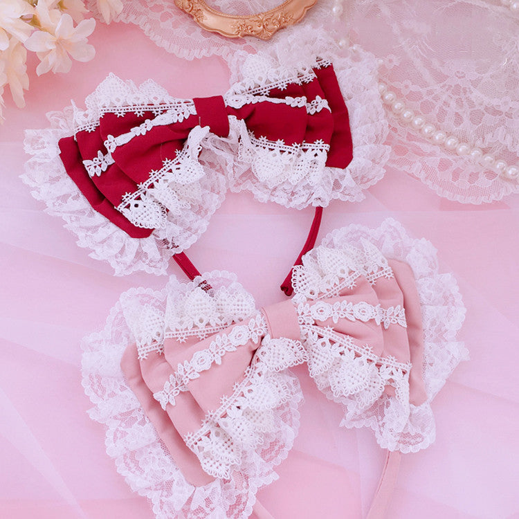 Lolita Lace Bow Headband  PL52568