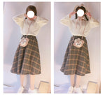 Lolita Plaid Skirt PL21137