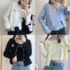 Cute lace cardigan jacket + suspenders inside PL51704