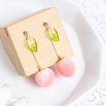 Lovely peach earrings PL51699