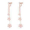 Pink cherry blossom earrings   PL50814