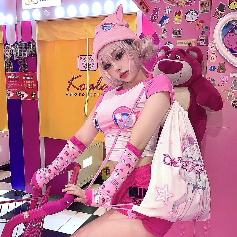 Harajuku pink loli sleeve PL50986