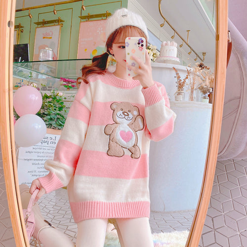 cartoon striped sweater PL52513