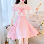 Bowknot suspender dress PL51524