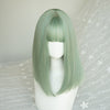 Green air bangs wig PL20672