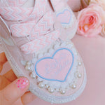 Pink Heart Sneakers  PL52717