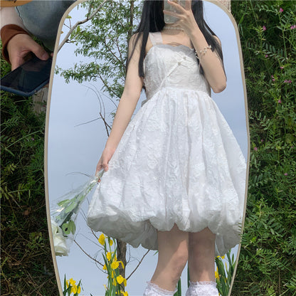 Sweet and lovely white dress PL51454