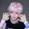 Cute pink short wig PL50811