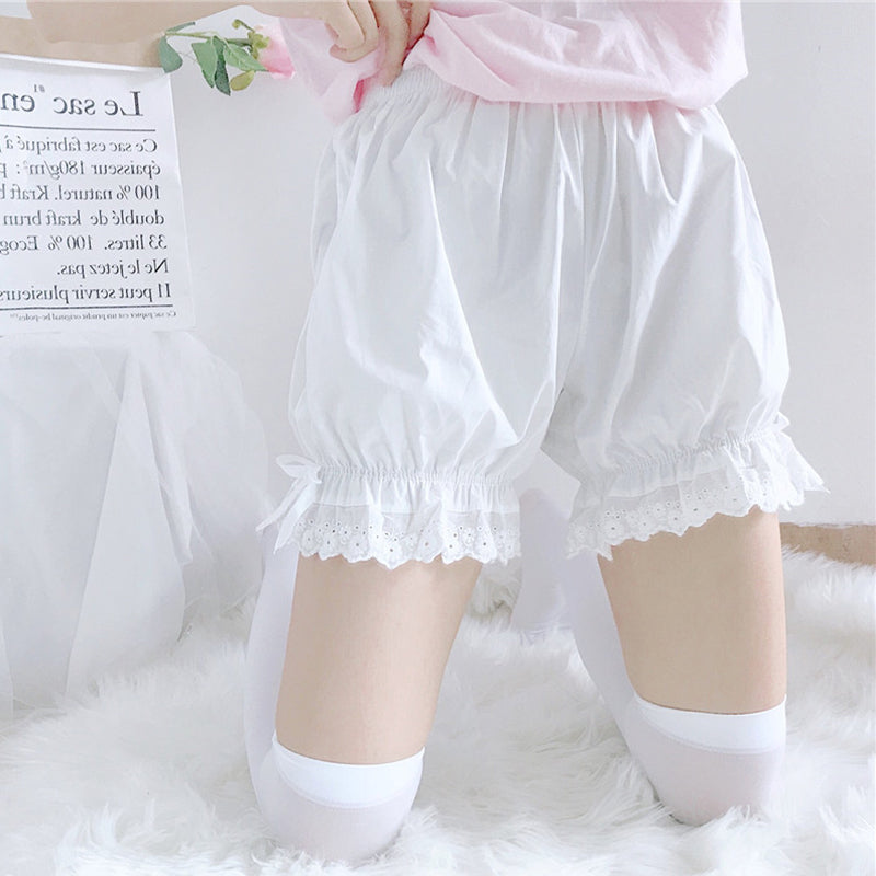 Cute white shorts PL50945