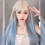 Lolita Gradient Long Straight Hair Wig PL51701