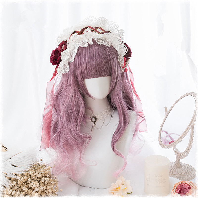 Lolita wave roll gradient wig PL20283