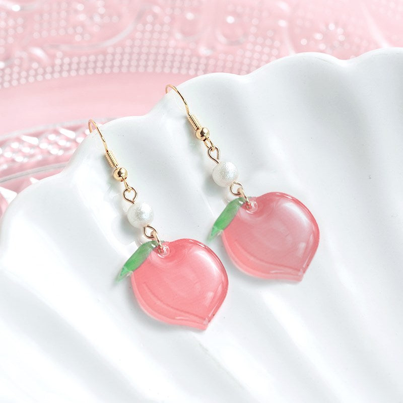 Lovely peach earrings PL51699