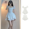 white waist dress  PL52385