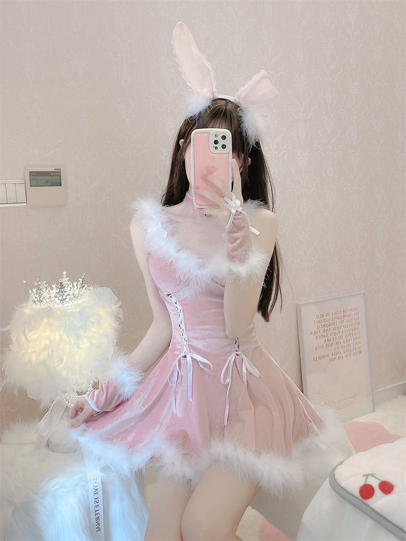 Pink Bunny Girl Suit PL52140