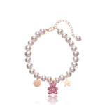 Lovely Bear Pearl Bracelet PL51443