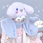 Cute cartoon scarf gloves PL52078