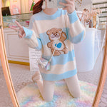 cartoon striped sweater  PL52512