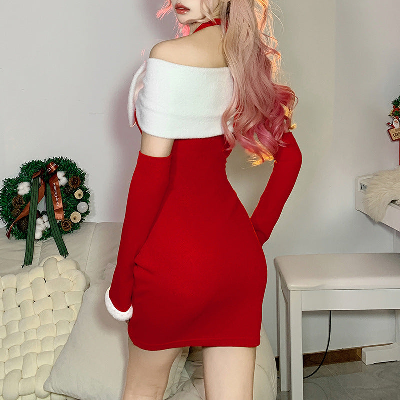 CHRISTMAS BOW DRESS  PL52703