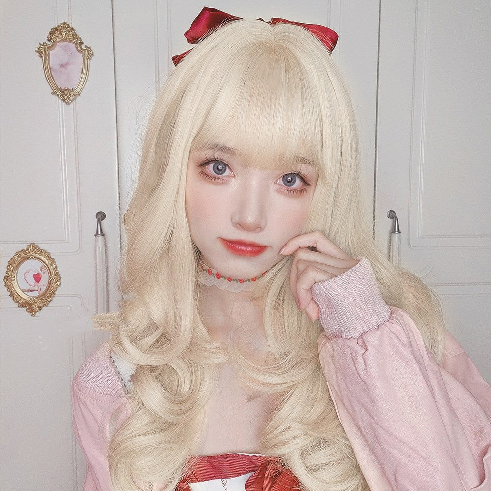 Golden beige cute Lolita wig PL51291