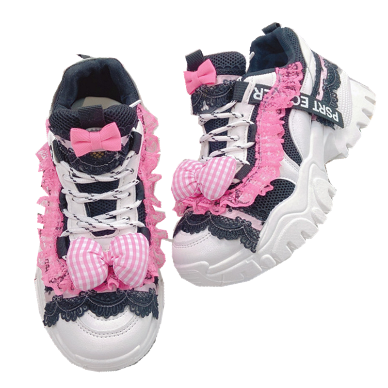 lolita lace sneakers  PL52718