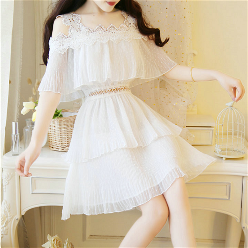 Sweet Chiffon Sling Dress PL51353