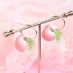 Lovely peach earrings PL51699