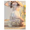 white short skirt PL51907