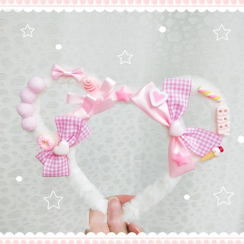 Cute pink headband PL51251