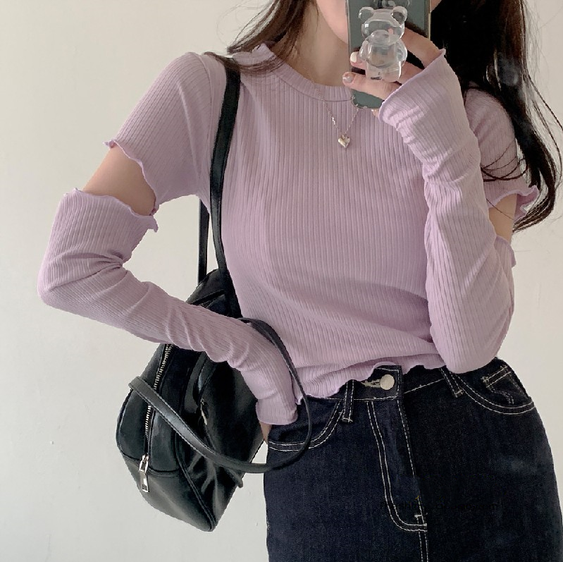 Purple Crew Neck Top  PL52679