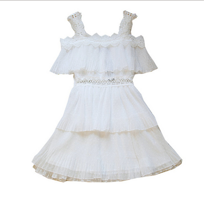 Sweet Chiffon Sling Dress PL51353