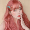 Orange red noodle roll wig  PL20658