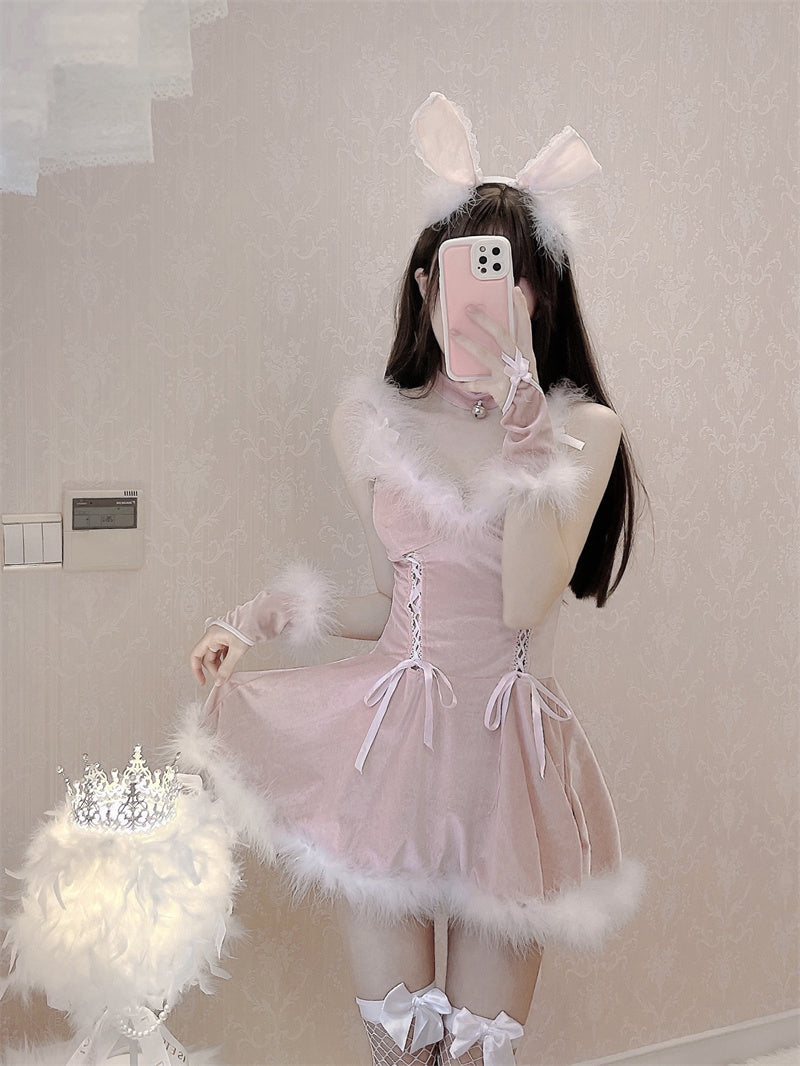 Pink Bunny Girl Suit PL52140