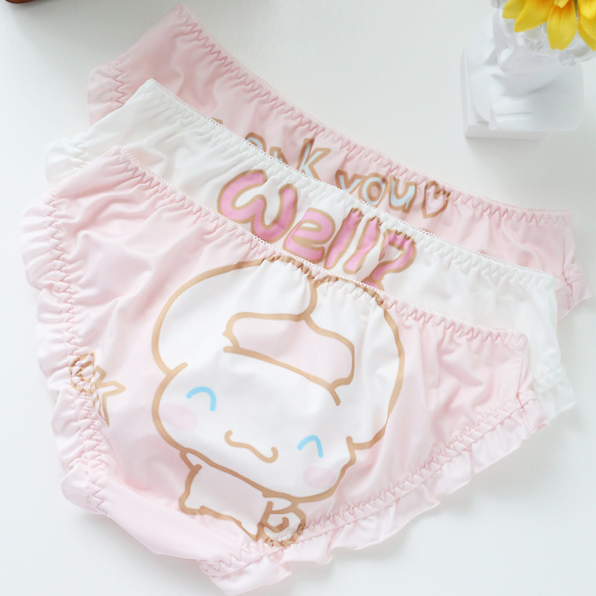 Three-piece set of cute cartoon underwear PL51404