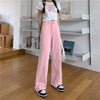 Pink High Waist Wide Leg Pants PL51644