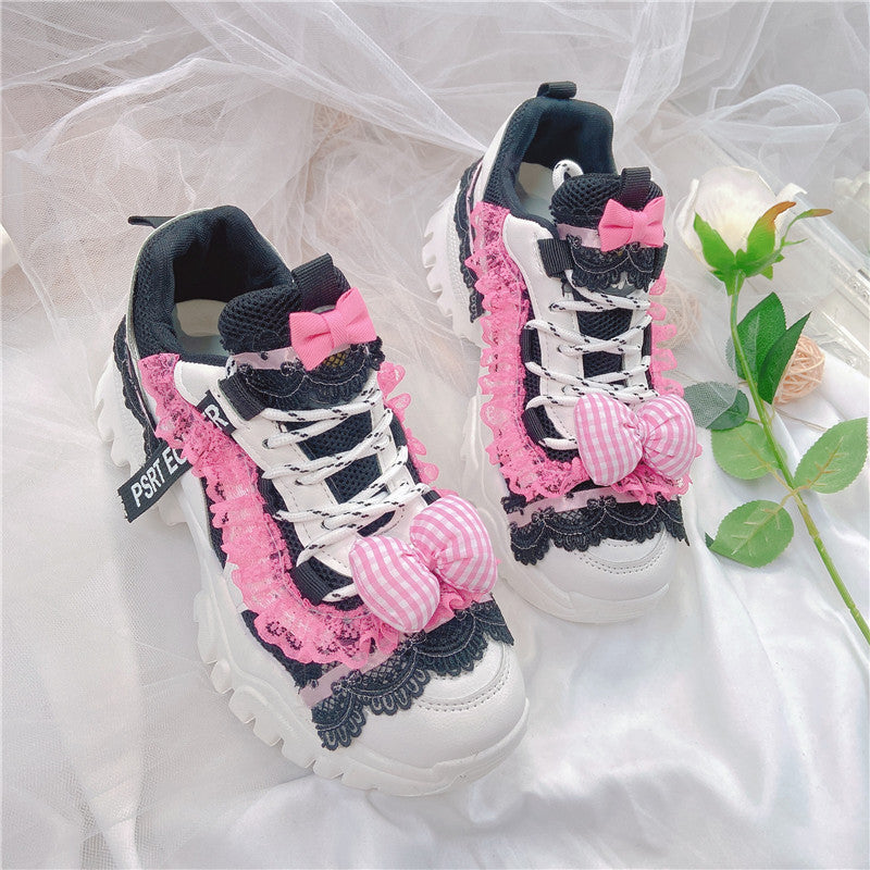 lolita lace sneakers  PL52718