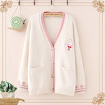 V-neck cardigan sweater PL20867