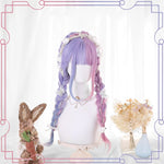 “Purple＆ Blue Love”Long Curly Wig PL51804