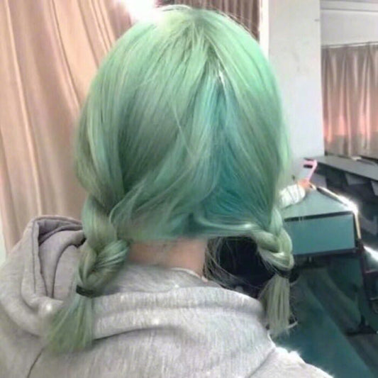 Green air bangs wig PL20672