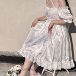 White Lolita Sling Dress PL51721