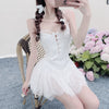 Sexy lace suspender dress PL51745