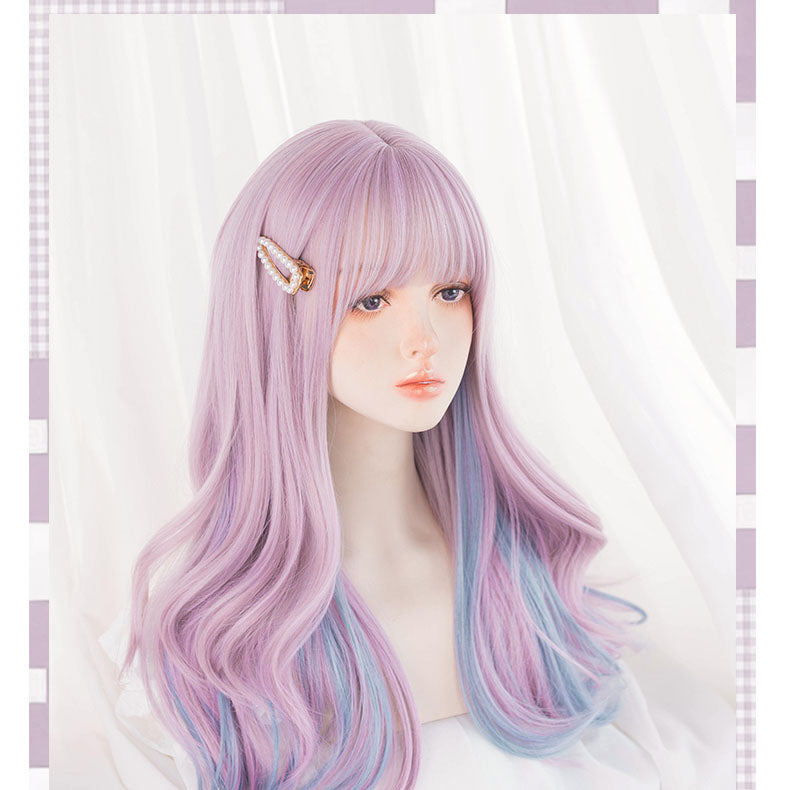 lolita blue powder wig PL52202